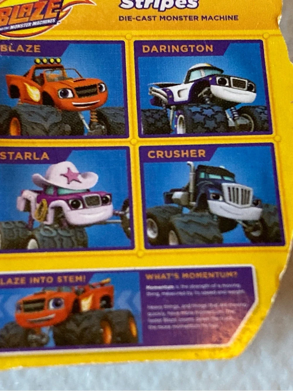 Nickelodeon Blaze and the Monster Machines Stripes Monster Truck Mini Brands
